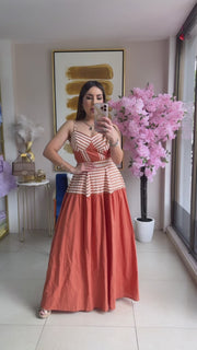 Terracota Maxi Dress