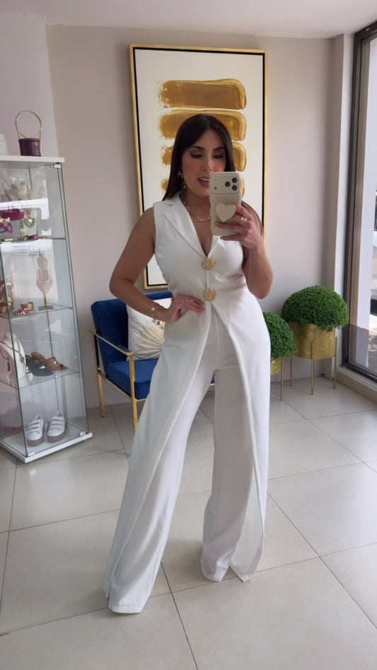White Jumpsuit