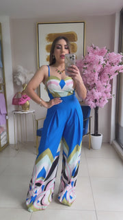 Boho Print Jumpsuit