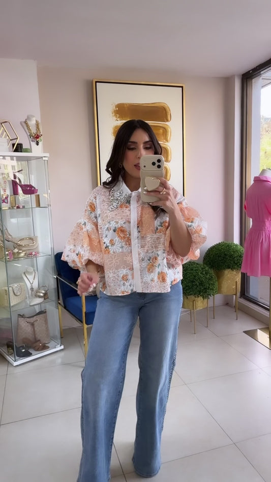 Floral One Size Top