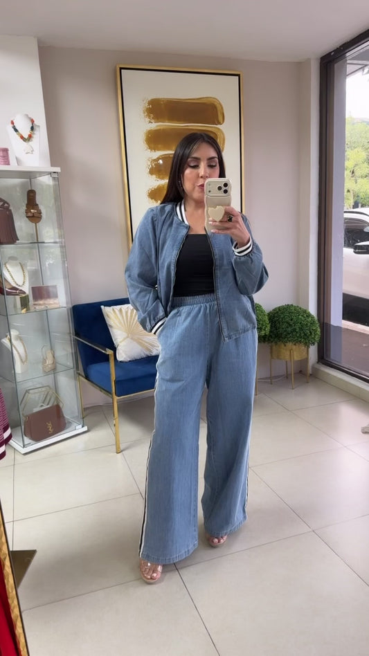 Denim Jacket & Pant Set