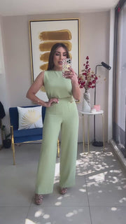 Mint Chain Pants