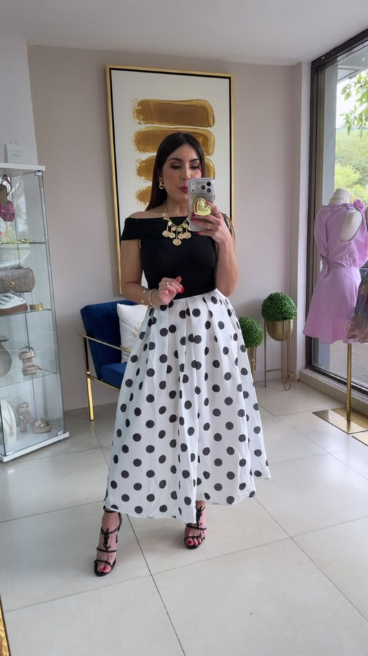 Polkadots Midi Dress