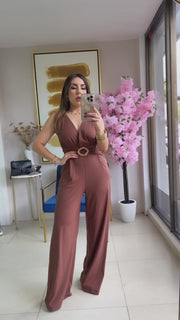 Brown Jumpsuit