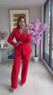 Tomato Blazer Set