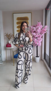 Printed Top & Pant Set