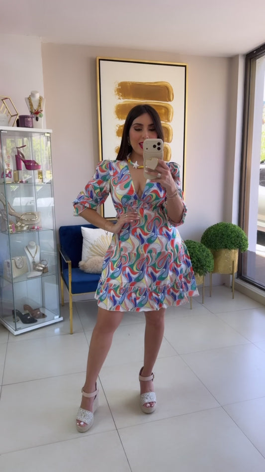 Multi Short Dress