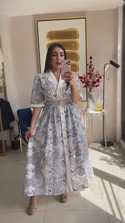 Floral Embroidery Dress