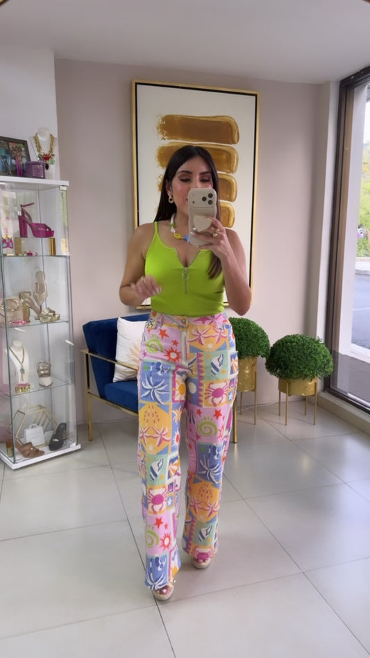 Cool Print Jean
