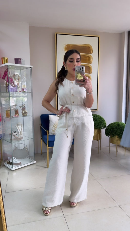 Ivory Pant Set