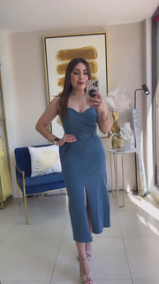 Denim Midi Dress