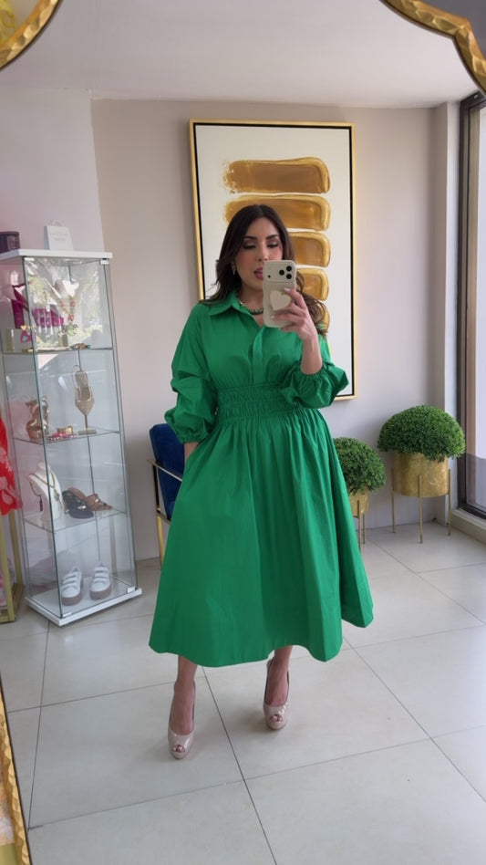 Green Midi Dress