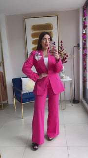 Pink Blazer Set