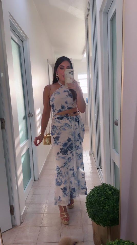 Floral Cutout Dress