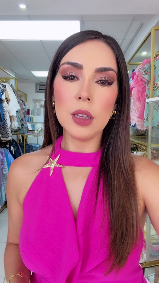 Pink Star Palazzo Set