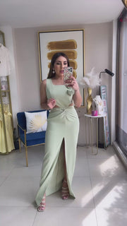 Green Long Dress