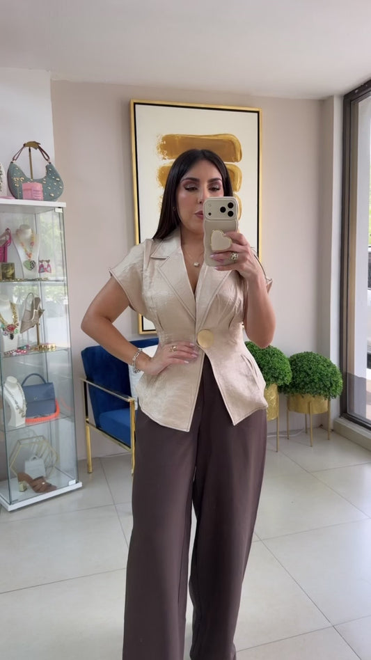 Khaki Gold Top