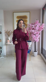 Like Coat Pant Set